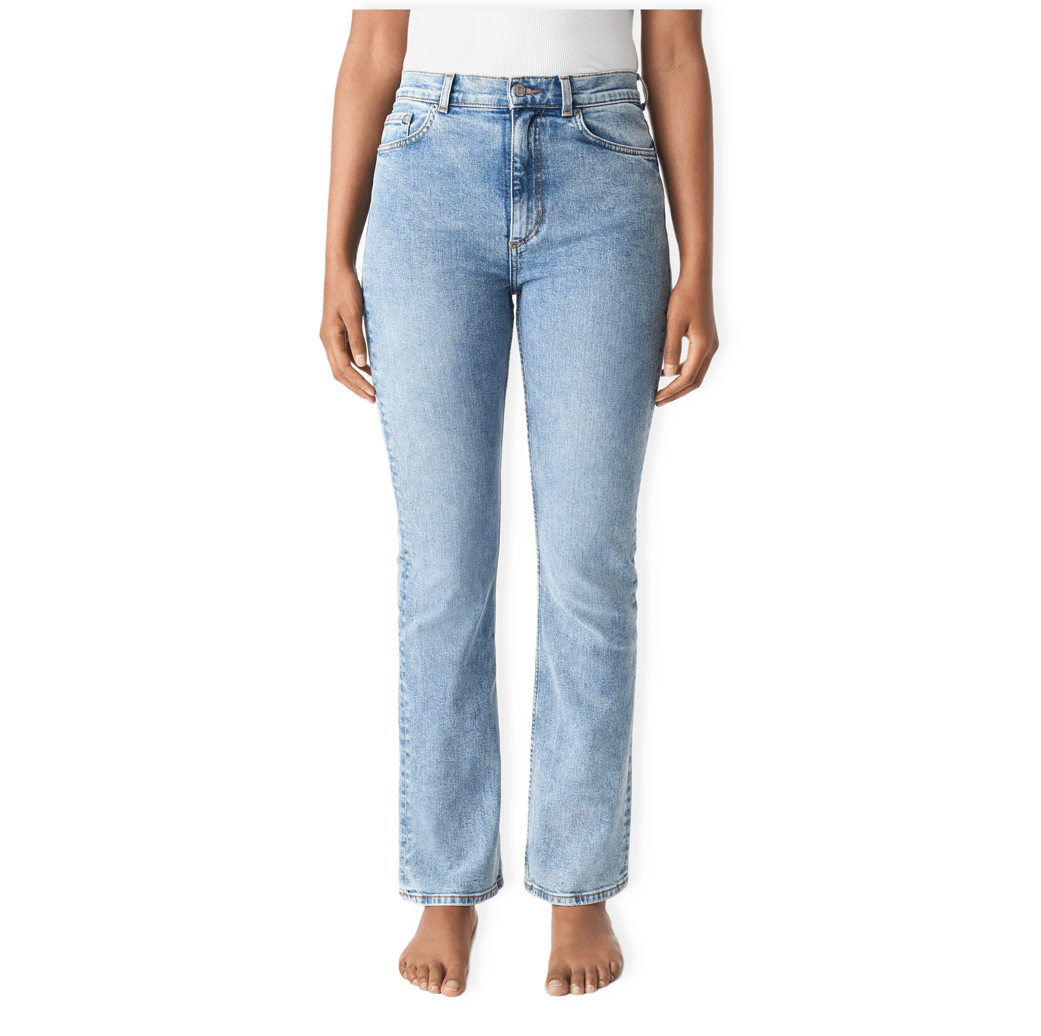 Slimfit jeans med hög midja LINDA från Carin Wester